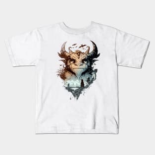 Mystical fantasy character. Kids T-Shirt